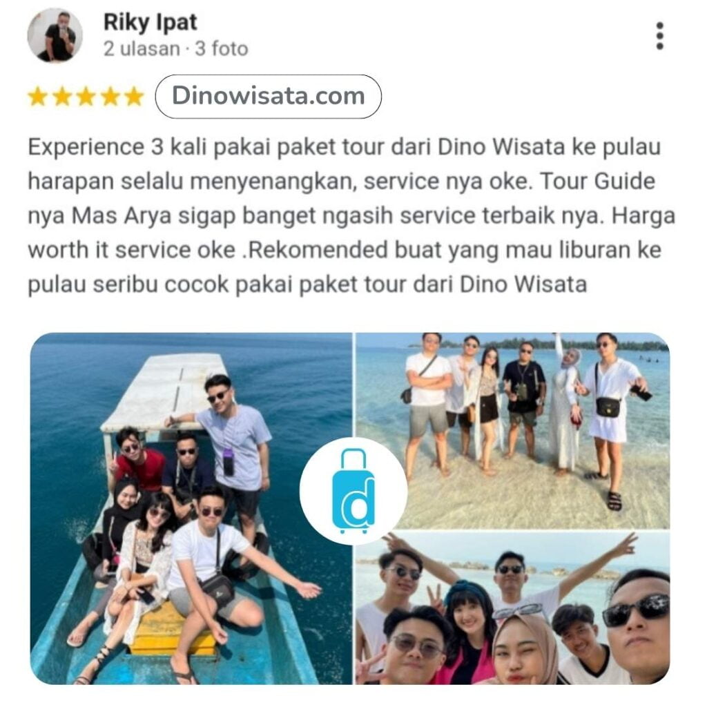 Pulau Harapan Review Customer Dinowisata