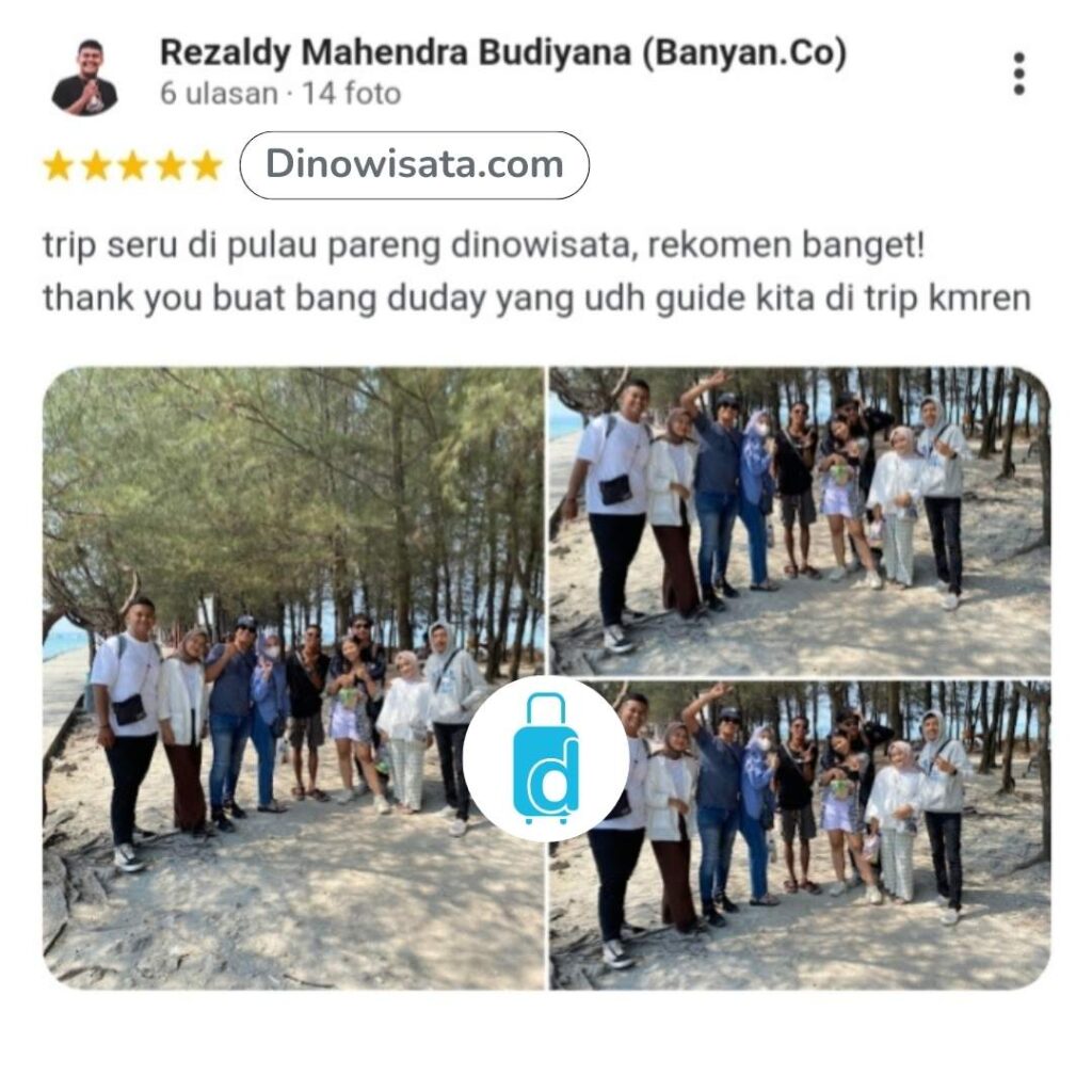 Pulau Pari Review Customer Dinowisata