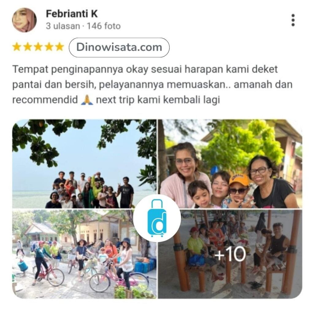 Pulau Pari Review Customer Dinowisata