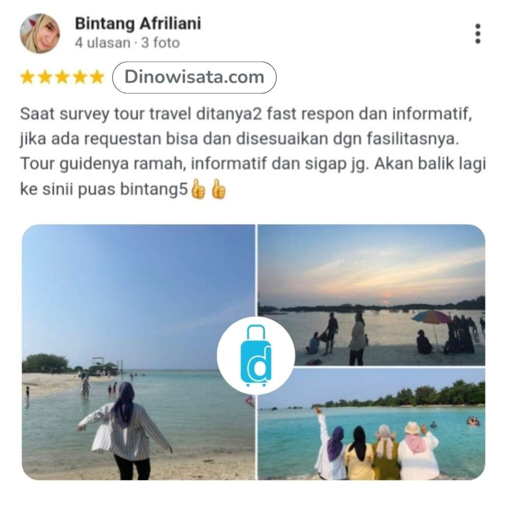 Pulau Pari Review Customer Dinowisata